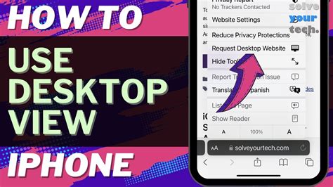 iOS 17: How to Use Desktop View on iPhone .
